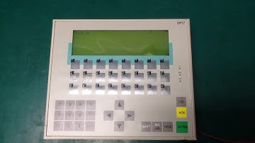 405987 - Siemens OP17 Operator Panel - 6AV3617-1JC20-0AX1 - C-N9A99985