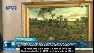 New Vincent Van Gogh painting identified in Amsterdam