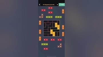 Flow Fit Sudoku 7x7 Squares Level 39