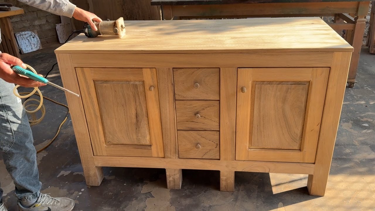 Building an Ultra-Sturdy Storage Cabinet Capable of Holding 1000kg: Professional Woodworking Project