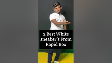2 Best Rapid Box White Sneakers 😍 #shorts #rafiquesayyed#rapidbox