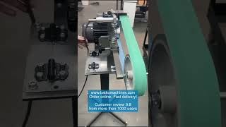 Large wheel with Batko3000XL belt grinder