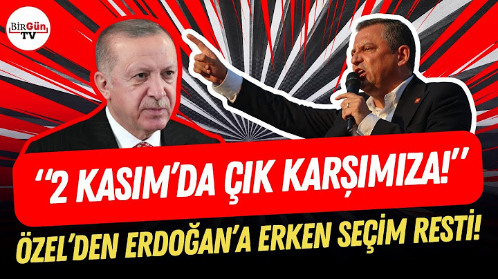 Özgür Özel challenges Erdoğan to early elections: He gave a date for the first time! "Come before...