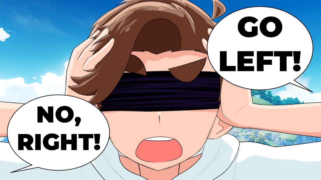 THE BLINDFOLDED GENSHIN IMPACT CHALLENGE