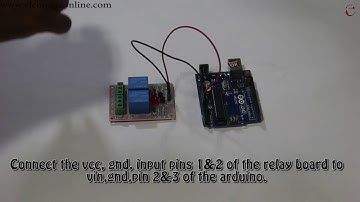 Arduino interfacing with two channel relay