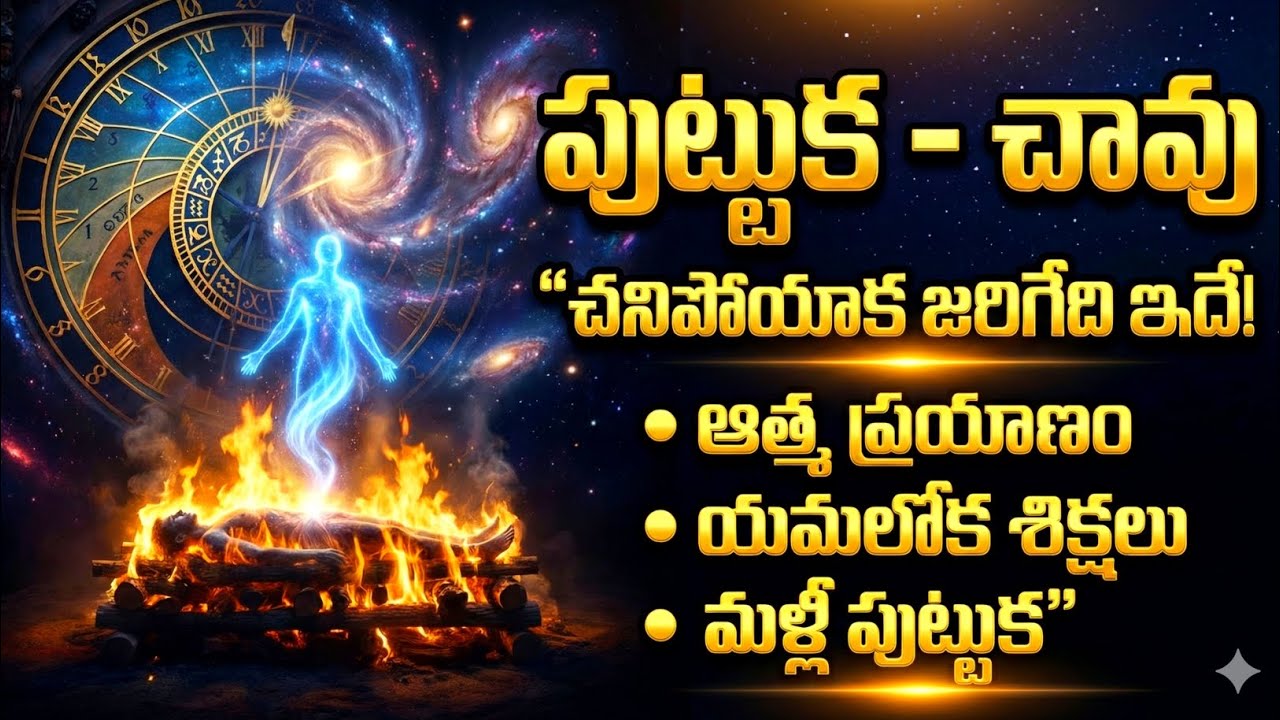 పుట్టుక - చావు..! చనిపోయాక జరిగేది ఇదే | యమలోకం శిక్షలు #soul  