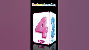backward counting funsong for children|| learn reverse counting || countdown song