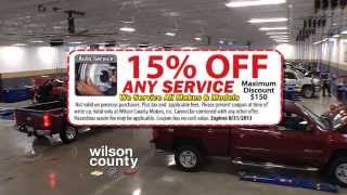 WILSON COUNTY MOTORS SUMMER SERVICE SPECIALS ALL NEW LOCATION LEBANON, TN Wilson Chevrolet Lebanon Tn