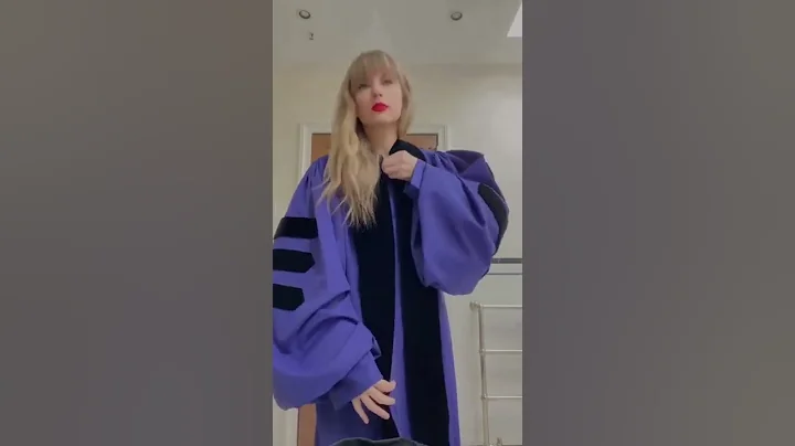 Taylor Swift new reel on her way to the NYU graduation event