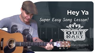 Hey Ya - Outkast - Easy Beginner Song Guitar Lesson (BS-303) How to play
