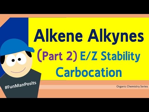 Alkenes & Alkynes (Part 2): E/Z Classification & Stability of Alkenes, Carbocations