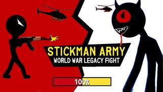 Stickman Army: World War Legacy Fight - iOS / Android Gameplay screenshot 1