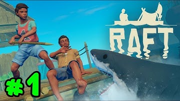 CAN I SURVIVE IN HARD MODE!? || RAFT (Part 1)