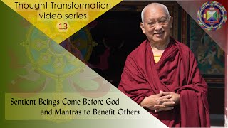 Sentient Beings Come Before God and Mantras to Benefit Others
