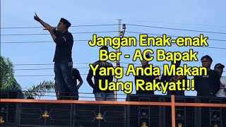 Orasi Yang Membakar Semangat Peserta Unjuk Rasa di Kantor Bupati Banyuwangi