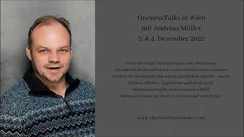 Andreas Müller in Wien am 3.12.22, Teil 2/2 (deutsch/German)