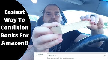 Easiest way to condition books for Amazon FBA!!