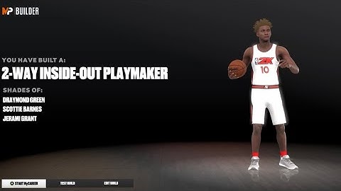 BEST PF BUILD IN NBA 2K23 2 WAY INSIDE OUT PLAYMAKER