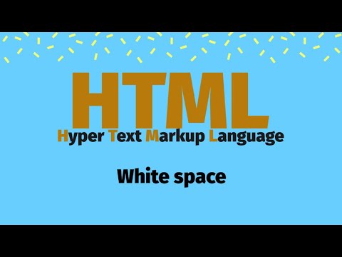 HTML White space