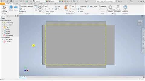6 Flat Pattern Vs Folded Model