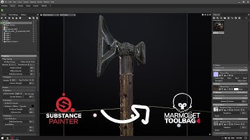 Substance Painter to Marmoset Toolbag 4 Rendering Workflow Tutorial 2021