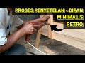 DIPAN MINIMALIS RETRO 🔴 Proses pembuatan dan penyetelan