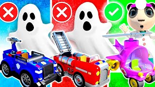 Five Little Ghosts Chasing Rescue Team | Kids Songs & Nursery Rhymes | Animation For Children