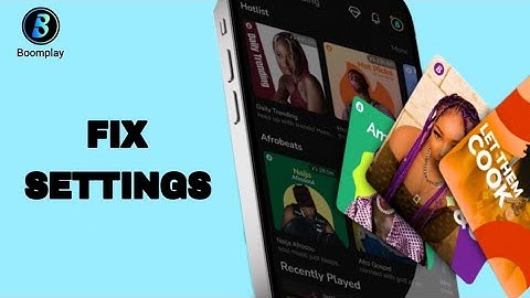 How To Fix And Solve Settings On Boomplay App | Easy Fix