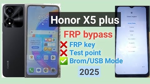 Honor X5 plus frp Unlock Tool, latest method Huawei-Honor X5 plus frp bypass 