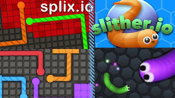 Splix.io and Slither.io Compilation (Game Day)