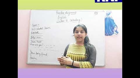 Grade-4 Sub- English Topic- Practice Assignment discussion  Video-3 (Part-1) by Ms. Karishma