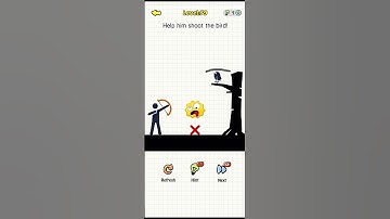 Shoot the bird #illegalgamer #draw2save #draw #sickman #stickmanpuzzle #gameplay #game #gamer #save