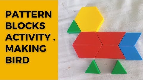 Pattern blocks set of 15. #patternblocks . #tlm .