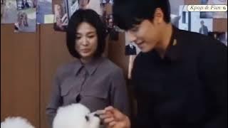 Lee Do Hyun with Song Hye Kyo Dog Ruby 🐶 The Glory Behind The Scene