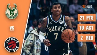 Kevin Porter Jr. - 21 Points, 3 Steals, 10 Assists vs Raptors - 2025-26 Regular Season