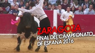 FINAL DEL CAMPEONATO DE ESPAÑA AL DETALLE  ZARAGOZA 12/10/2016 | CHAMPIONSHIP SPANISH BULL