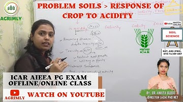 Problem Soils In India  | Physical Science for ICAR JRF-SRF NET ARS STO | By Dr. Ankita Gudge