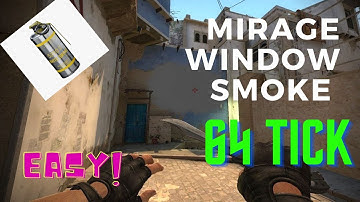 Mirage Window Smoke T Spawn (64 Tick)