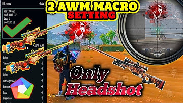 MEMU FAST AWM MACRO TUTORIAL || MEMU PLAYER FULL MACRO SET UP GUIDE FOR HEADSHOT😱IN FREE FIRE