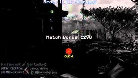 MW3 AON Across The Map Final Cam Angle Change Killcam Spawnshot on Mission