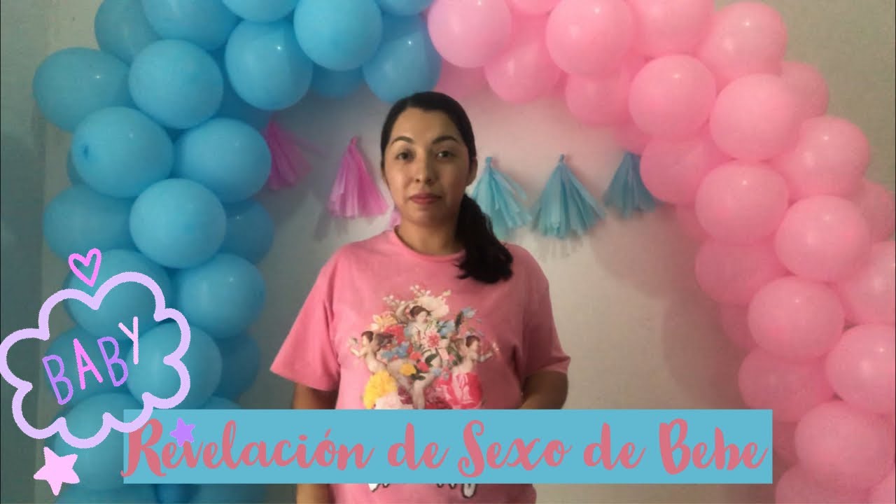 Revelacion De Sexo Decoracion Con Globos Arco Sin Base Youtube