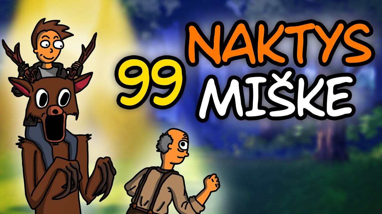 Išgyventi 99 Naktis Miške Su Seniu!