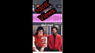 The Weeknd vs Michael Jackson Plz subscribe❌⭕ #theweeknd #trending #michaeljackson #DawnFM #shorts Resimi