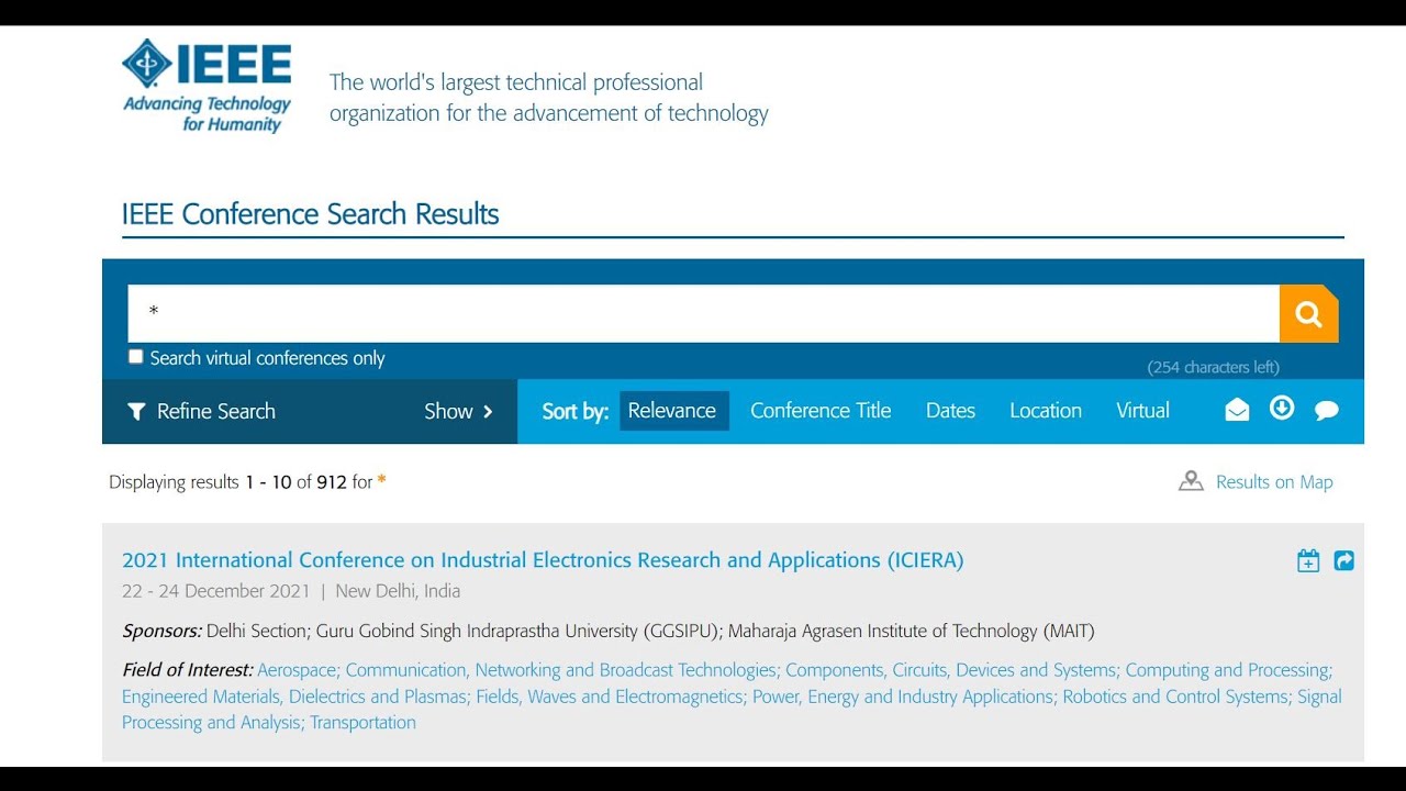 IEEE Conferences IEEE Xplore How to browse conferences