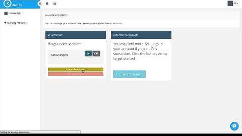 Queue+ for Tumblr Managing Accounts
