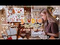 fall studio vlog 🍂 packaging orders + draw with me!