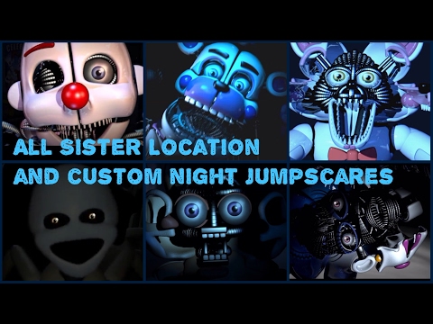 All FNaF Sister Location jumpscares