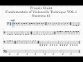 Exerccio 1  fundamentals of violoncello technique  volume 1  francis grant