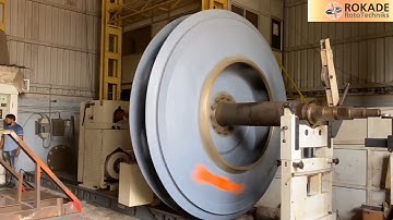 Dynamic Balancing of Large Impeller with Shaft Assembly (6.7 Tons) - ROKADE Group