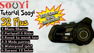 Tutorial cara pakai interkom Sooyi S2 Plus , Music sharing , Pairing , cekidot . Murah & full fiturπ